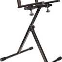 Nomad Music Adjustable Accordion Stand - Durable Accordion Holder for Securely Displaying and Playing Your Instrument with Ease of Access for Live Performance and Practice