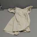 LYXIOF Toddler Baby Girl Cotton Linen Summer Dress Ruffle Sleeve Back Bowknot Kids Beach Dresses 110