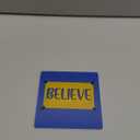Believe Sign, Motivational Gifts for Football Coach, Gifts for Football Baseball Coach, Believe Acrylic Desk Sign Home Office Decor (4 x 4 Inches)
