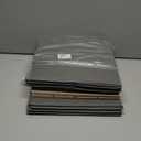 SONGMICS Large Christmas Ornament Storage Box, with Side Open, Stackable Christmas Storage Container with Lid, 8 Drawer Trays, 600D Oxford, 3-Inch 128 Slots, Dove Gray URFB038G01