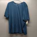 Womens Open-Back Adaptive Diamond T-Shirt (XX-Large, Caribbean Blue)