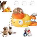 Duck Interactive Treat Dispenser Toy for Cats and Dogs - Slow Feeder Puzzle for Mental Stimulation & Anxiety Relief - Helps Reduce Vomiting and Overeating - Indoor Enrichment for Small & Medium Pets