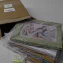 eletecpro 5x7 Picture Frame Set of 4 Wall Decor Wooden Designs with High Definition Glass Table Top & Wall Mount Photo Frame Set for Office Kitchen Gallery