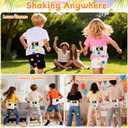 Easter Swing Shaking Balls Games, Novelty Twerk Easter Activities Set Includes 40 Balls and 4 Strap Shake Boxes, Easter Bunny Game for Adult Teens Family Party Carnival Yard Outdoor Indoor
