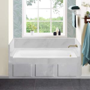 Swiss Madison Voltaire 66" x 32" Right-Hand Drain Alcove Bathtub (Glossy White)