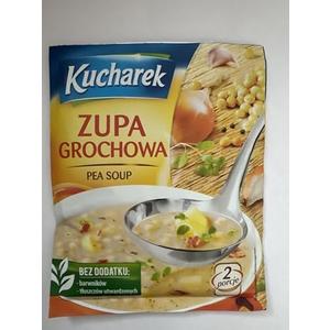 Kucharek Zupa Grochowa Garbanzo Bean SOUP pack of 5 (3 x 45g) Made in Poland