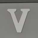 White Wooden Letters 8 Inch for Wall Decor,Large Unfinished Wood Letters for Home,Wooden Alphabet Letters for Crafts,Standing Garden Board or Room Name Signs DIY Carft (V)