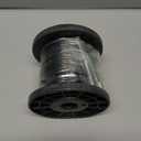 100Ft Black Vinyl Coated 304 Stainless Steel Wire Rope for Outdoor Light 2 mm Guide With 50 Pcs Alloy Sleeves