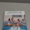 RITONS 4 Pcs Set Inflatable Floating Row Toys, Adult 12 Year Above Pool Party Water Sports Games Log Rafts to Float Toys