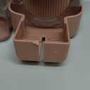 Hanging Automatic Food Water Dispenser,Gravity Rabbit Feeder and Water Dispenser Set for Bunny Chinchilla Guinea Pig Hedgehog Ferret (Brown)