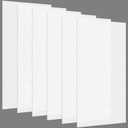 Pushglossy 6 Pack 23.75" X 47.75" X 0.08" Frosted Fluorescent Light Covers