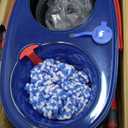 O-Cedar RinseClean Spin Mop & Bucket System + 2 Extra Mop Heads| Clean with Clean Water | Removes 99% of Bacteria