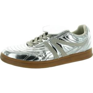 Steve Madden Women's Madrid Sneaker, Silver, 8.5
