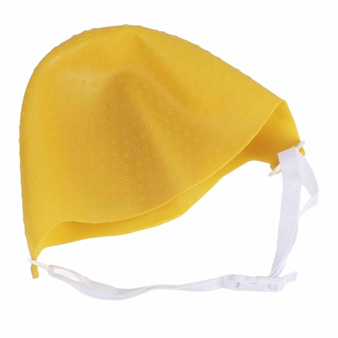 Hair Coloring Highlighting Hat Silicone Reusable DIY Hair Dyeing Hat Tool for Beauty SalonFeatured Hat, Reusable Silicone Hair for Beauty Salon (Gold)