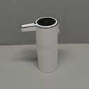 Automatic Soap Dispenser Foaming Touchless: 14oz Plastic - 4 Level Adjustable Wall Mount Foam Rechargeable Electric Auto Smart White Soap Dispenser - Bathroom Kitchen Hand Dish Lotion