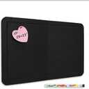 Feltor Cork Board Alternative, 29"x23" Felt Picture Board, Contains 1 Box of 20 Push Pins (Color Random), Better Home Wall Decoration Than Paper Bulletin Board Roll - Black