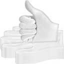 144pcs White Cotton Gloves for Dry Hands Sleeping, Breathable, Moisturizing Gloves White Cotton Glove Women for Dry Hand Moisturizing Cosmetic Eczema Hand Spa and Jewelry Inspection Serving-L