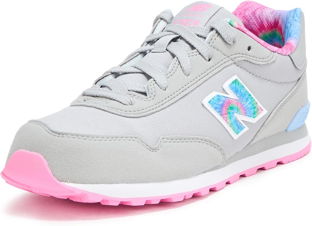 New Balance Kid's 515 V1 Lace-Up Sneaker, Grey, 12.5 W Little Kid