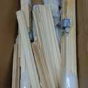 24 PCS 6 Sets Stretcher Bars for Needlework, 3 Sizes Wooden Canvas Stretcher Bars with Thumb Tacks Needlepoint Frame Canvas Stretchers Bar Set for Crafts Supplies, Gifts(7.87", 11.81", 15.75")