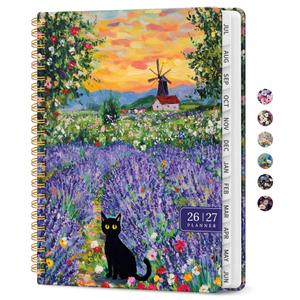 Taja Planner 2026-2027, Jul 2026-Jun 2027 Monthly & Weekly Calendar Planner