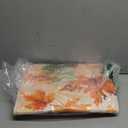 Autumn Maple Leaves Print 3 Piece Bath Mat Set Non-Slip Bathroom Mats Contour Toilet Cover Rug for Tub Shower Room Decor (One Size)