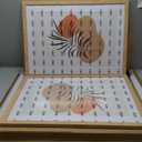 20x28 Picture Frame Set of 2, Natural Oak Wood Style - Display 16x24 Picture with Mat or 20 x 28 Poster without Mat, Wall Mounting Horizontal and Vertical