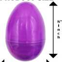 The Dreidel Company 4-Pack Massive 8" Inch Multicolor Fillable Easter Eggs Colorful Bright Plastic, Stands Upright, Perfect for Surprise, Easter Hunt, Assorted Colors, 8" Giant Fillable Eggs (4-Pack)
