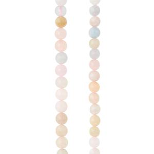 Morganite Round Beads, 4mm by Bead Landing