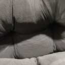 Outdoor Bench Cushion 44x22x4 Inch with Ties Loveseat Pads, Dark Grey