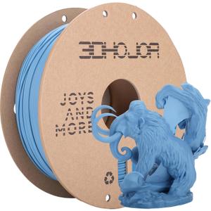 3DHoJor PLA Pro (Plus) Filament 1.75mm, 3D Printer Filament, Cardboard Spool 3D Printing Filament, Dimensional Accuracy +/- 0.03 mm, Haze Blue, 1kg