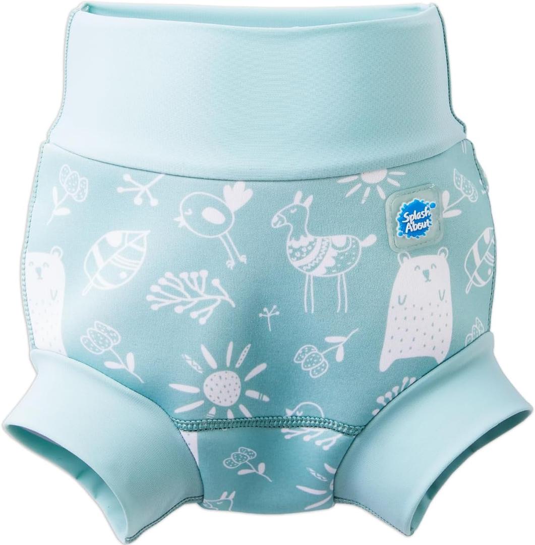 Splash About Happy Nappy Reusable Swim Diaper, Sunny Bear, 3-6 Months