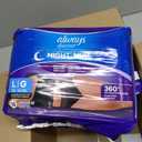 Always Discreet Night, Reimagined Adult Diapers for Women, Extended Overnight Absorbency Incontinence and Postpartum Underwear Size L, 360 Degree Coverage While Laying Down, 48 Count