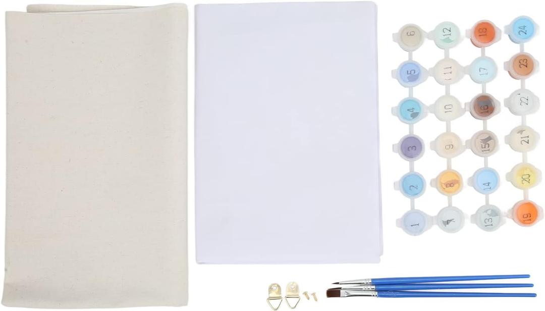 plplaaoo Paint by Numbers DIY Oil Painting City of Water Vibrant Colors Acrylic Paint for Home Decoration 40x50cm Canvas