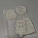 Masquerade Mask Silicone Mold Crown Fondant Mold Alice in Wonderland Hat Playing Cards Chocolate Mold For Sugar Cake Decoration Cupcake Topper Candy Polymer Clay Gum Paste, Set Of 4