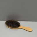Belula 100% Boar Bristle Hair Brush Set (Medium). Soft Natural Bristles for Thin and Fine Hair. Restore Shine And Texture. Wooden Comb, Travel Bag and Spa Headband Included!