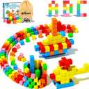 Apluses 42PCS Magnetic Blocks, Gifts for 3 4 5 6 Year Old, Magnet Building Blocks for Toddlers, Girls & Boys, Sensory - Montessori - Autism - Magnetic Toys for Kids Ages 3-5 4-8