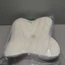 Cervical Neck Pillow, Ergonomic Memory Foam Pillows for Neck Pain Relief with Breathable Pillowcase, Adjustable Contour Neck Support Pillow for Side Back Stomach Sleepers, Odorless (Milk White)