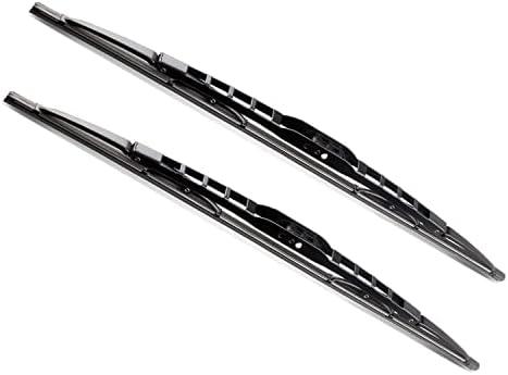 OEM QUALITY 18" + 18" Premium All-Seasons Durable Stable And Quiet Metal Frame Windshield Wiper Blades for 1995-2011 Ford Ranger/2006-2011 Chevry HHR/1997-2001 Jeep Cherokee(Set of 2)