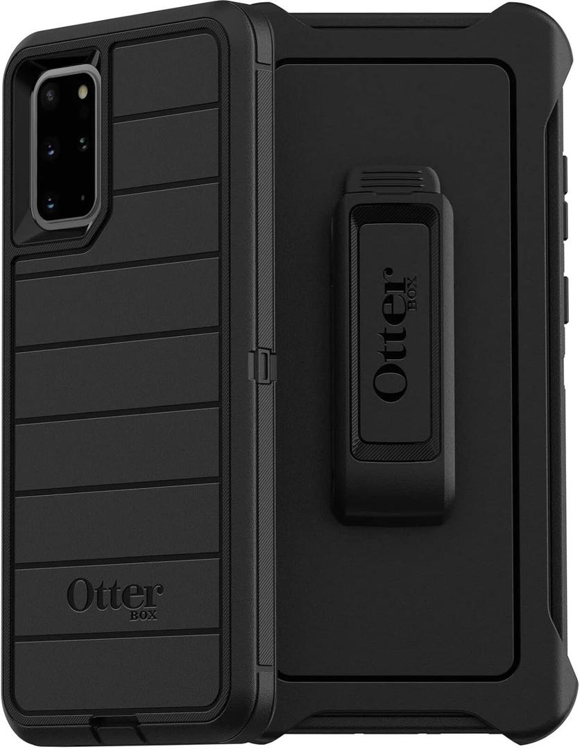 OtterBox DEFENDER SERIES - Funda y funda para Samsung Galaxy S20+, S20+ 5G, Color Negro