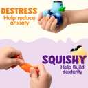 JOYIN Halloween Mochi Squishy Toys and Rubber Duck Surprise Toy Set, Holiday CountDown to Halloween, Advent Calendar Toys for Kids Party Favor Supply, Trick or Treating