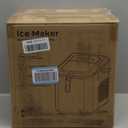 Silonn Ice Maker Countertop, Portable Ice Machine with Carry Handle, Self-Cleaning Ice Makers with Basket and Scoop, 9 Cubes in 6 Mins, 26 lbs per Day, Ideal for Home, Kitchen, Camping, RV