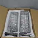 FDPBY Black Pendant Lighting Modern Pendant Light, Mini Crystal Chandeliers, Adjustable Pendant Light Fixture for Kitchen Island Dinning Room Bedroom (2 Pack)