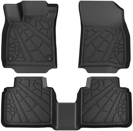 KARPAL Floor Mats Fit Honda Accord 2026 2025 2024 2023 (Include Hybrid) Custom Fit All Weather TPE Accord Sedan Accessories Front & 2nd Row Floor Liners
