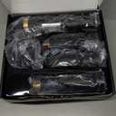 Sendowtek Hot Air Styler Brush Set for Women 5 in 1, 800W 3 Level Temp Hairdryer Comb for Rotating Curling Straightening Volumize Auto Wrap Curler Multi-Styler Hair Styling Tools for Multi Hair Home