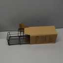 Toothbrush Holder for Bathroom, Stainless Steel Multi-Functional 6 Slots Toothbrush Razor Holder Bathroom Accessories Organizer, Black, L