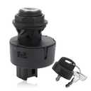 Golf Cart Ignition Key Switch Compatible with Yamaha G22 G29 Drive 2 Replacement for JW1-H2510-00 JU2-H2510-20 JU2-H2510-10 with 2 Standard Keys for Electric Gas 2 Position Black
