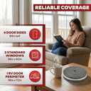 XFasten Self Adhesive Weather Stripping for Windows and Doors, 0.35" x 33 Ft Soundproofing Door Brush Seal Draft Stopper, Gray Insulation Seal Strip for Summer Heat, Winter Draft Blocker, 0.35" Thick