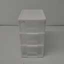 3 Drawer Storage Organizer, White Plastic Drawer Storage, Small Desktop Organizer for Home, Office