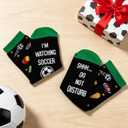 2026 Funny Soccer Socks For Man Novelty Soccer Gifts For Boys, Dad, Son, Husband
