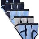 Fruit of the Loom Boys' Tag Free Cotton Briefs (Assorted Colors) XL
